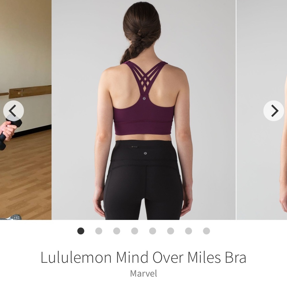 lululemon // Mind Over Miles Bra - Marvel